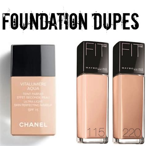 dupe chanel foundation|chanel lipstick dupes.